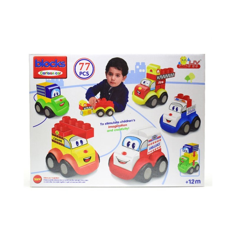 Lego Blocks Cartoon car 77p